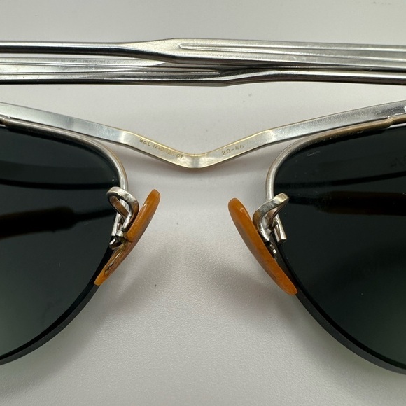 Vintage B&L 12K GF Rhinestone Cat-Eye Sunglasses - Picture 6 of 16